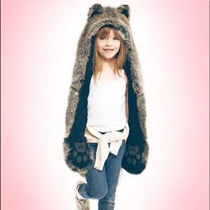 Spirit Hood Wolf Faux Fur